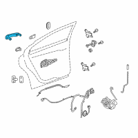 OEM 2014 Chevrolet SS Door Trim Panel Diagram - 13577718