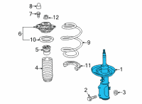 OEM Buick Envision Strut Diagram - 84905123