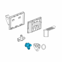 OEM 2019 Chevrolet Silverado 2500 HD Crankshaft Sensor Diagram - 12641040