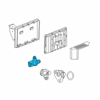 OEM 2012 Chevrolet Express 2500 Camshaft Sensor Diagram - 12672642