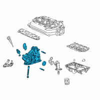 OEM Acura MDX Pump Assembly, Oil Diagram - 15100-RYE-A11