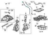 OEM 2020 Jeep Wrangler Indicator-Engine Oil Level Diagram - 68504394AA