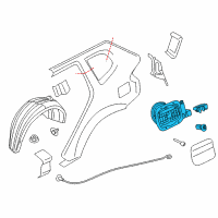 OEM 2015 BMW X1 Cover Pot Diagram - 41-00-2-990-139