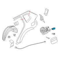 OEM BMW X3 Filler Flap Actuator Diagram - 67-11-7-193-172