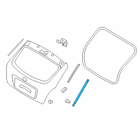 OEM Hyundai Accent LIFTER Assembly-Tail Gate, RH Diagram - 81770-1E000--DS