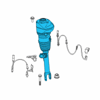 OEM BMW 750i RP AIR SUSPENSION STRUT FRON Diagram - 37-10-7-915-970