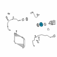 OEM 2004 Toyota Matrix Clutch Coil Diagram - 88412-02130