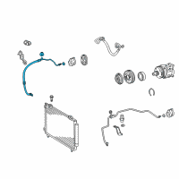 OEM 2007 Toyota Corolla Suction Hose Diagram - 88704-1A111