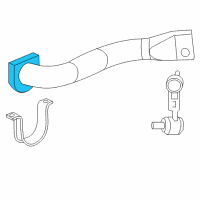 OEM 2005 Chevrolet SSR Insulator-Front Stabilizer Shaft Diagram - 15101076