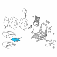 OEM 2016 Toyota Tacoma Seat Cushion Heater Diagram - 87510-04050