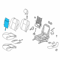 OEM Toyota Tacoma Seat Back Heater Diagram - 87530-04030