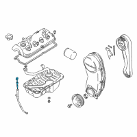 OEM Chevrolet Tracker Indicator, Oil Level Diagram - 91174488