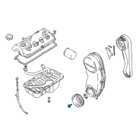 OEM Chevrolet Tracker Bolt, Crank Pulley No.1 (On Esn) Diagram - 96068587