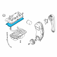 OEM 1999 Chevrolet Tracker Gasket, Camshaft Cover Diagram - 96068573