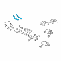 OEM 2015 Chevrolet Caprice Heat Shield Diagram - 92068241