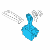 OEM 2015 BMW M6 Gran Coupe Gear Selector Switch Diagram - 61-31-7-950-400