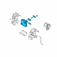 OEM Infiniti Q45 Evaporator Assy-Cooler Diagram - 27281-AR200