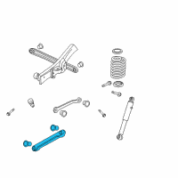 OEM 2001 Chevrolet Silverado 2500 HD Lower Control Arm Diagram - 22868629