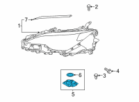 OEM Lexus LS500 Computer Sub-Assembly, H Diagram - 81016-50D40