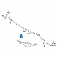 OEM 2014 Hyundai Santa Fe Sensor Assembly-Ultrasonic Bws Diagram - 95720-B8001-RB5