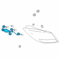 OEM 2011 Buick Regal Socket & Wire Diagram - 22787334