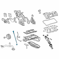 OEM 2018 Lexus GS450h Gage Sub-Assy, Oil Level Diagram - 15301-31120