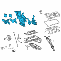 OEM Lexus RC300 Cover Assy, Timing Chain Diagram - 11310-31044