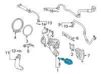 OEM BMW SET WASTEGATE VALVE ACTUATOR Diagram - 11-65-7-934-389