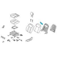 OEM Hyundai Heater-Front Seat Back Driver Diagram - 88397-3V030