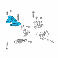 OEM 2020 Buick Encore Upper Transmission Mount Diagram - 42476586