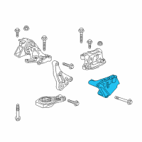 OEM 2016 Buick Encore Mount Bracket Diagram - 95073703