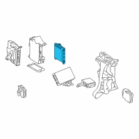 OEM 2018 Lexus ES350 Multiplex Computer Assembly Diagram - 89220-0W070