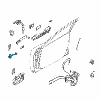 OEM Infiniti FX45 Check Link Assembly-Front Door R Diagram - 80430-8Y90A