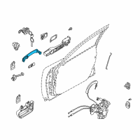 OEM Infiniti FX35 Grip-Outside Handle, R Diagram - 80640-CL000