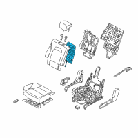 OEM Hyundai Santa Fe Sport Heater Assembly-Rear Seat Back Diagram - 89390-4Z000
