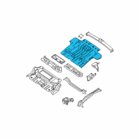 OEM 2013 Nissan Xterra Floor-Rear, Rear Diagram - 74514-EA030