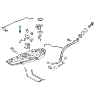 OEM 2017 Lexus NX200t Valve Assy, Fuel Main Diagram - 23070-36010