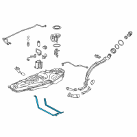 OEM 2013 Toyota RAV4 Tank Strap Diagram - 77601-42091