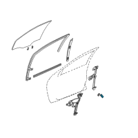 OEM 1999 Jeep Cherokee Handle-Window Regulator Diagram - FW80TAZ