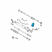 OEM 2009 Hyundai Tucson Valve Assembly Diagram - 57716-1F000