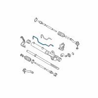 OEM 2007 Hyundai Tucson Tube Assembly-Feed Diagram - 57718-2E000