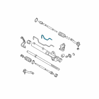 OEM 2005 Hyundai Tucson Tube Assembly-Feed Diagram - 57717-2E000