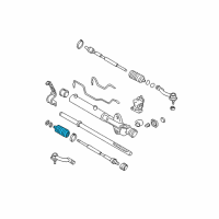 OEM 2007 Hyundai Tucson Bellows-Steering Gear Box Diagram - 57740-2E000