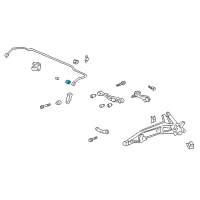 OEM 1988 Honda Civic Bush, Stabilizer End Diagram - 52316-SA5-000