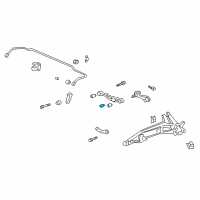 OEM 1990 Acura Integra Bush, Rear Shock Absorber (Lower) (Yamashita) Diagram - 52622-SK7-A02