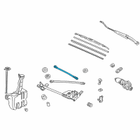 OEM 2000 Honda Accord Rod Unit A Diagram - 76540-S84-A01