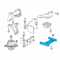 OEM 2015 Dodge Viper CROSSMEMBER-Transmission Diagram - 5037263AF