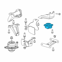 OEM Dodge Charger INSULATOR-Transmission Diagram - 68084747AA