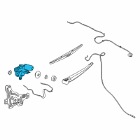 OEM 2017 Ford Transit Connect Rear Motor Diagram - DV6Z-17508-C