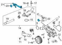 OEM 2018 Lincoln MKX Outlet Hose Diagram - FT4Z-8K276-G